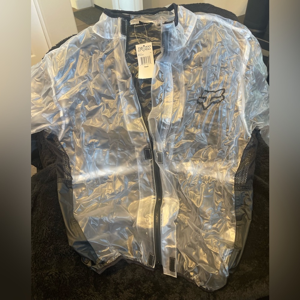 Fox Racing CLEAR Rain Jacket sz small